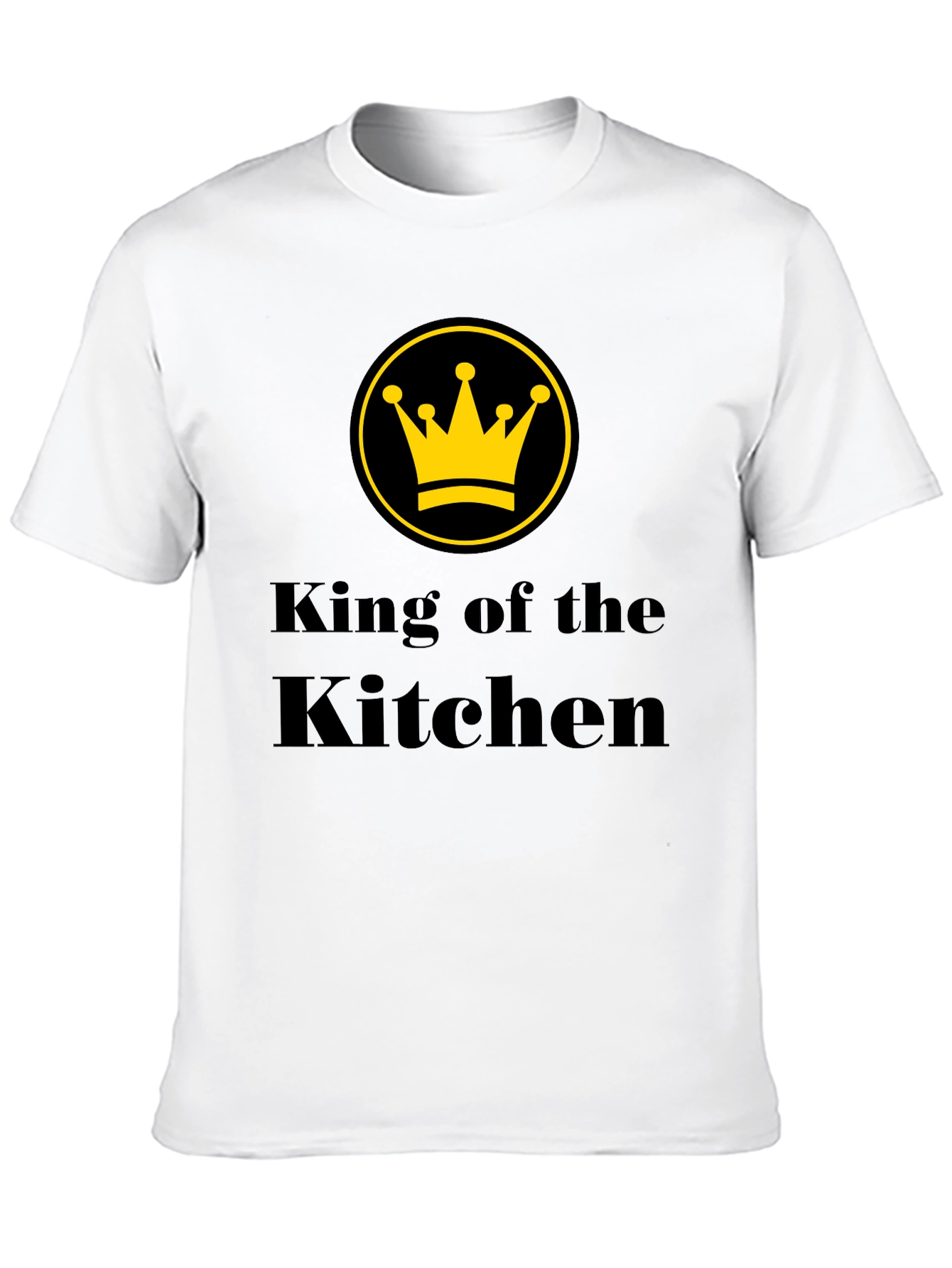 King of the Kitchen Black T-Shirt