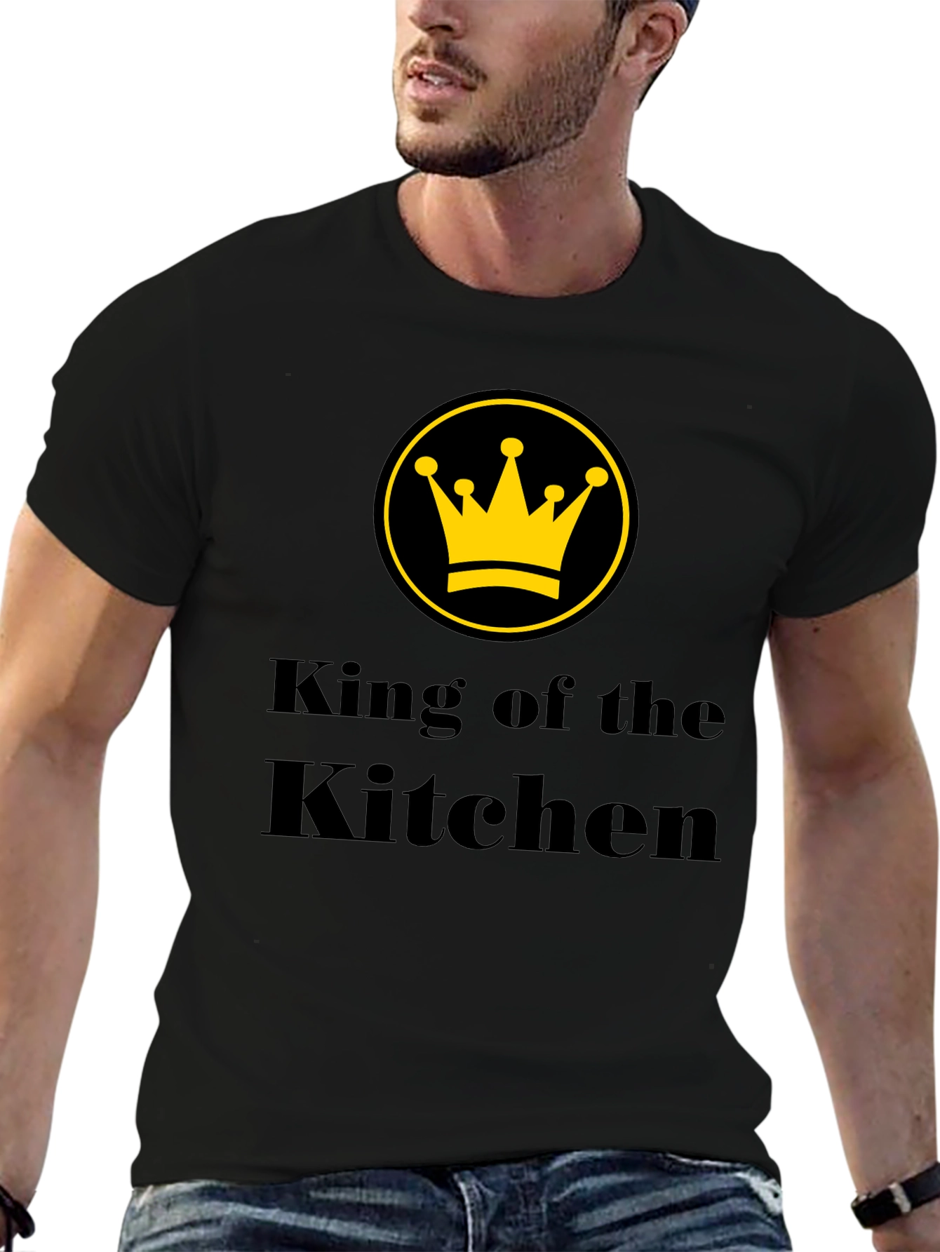 King of the Kitchen Black T-Shirt