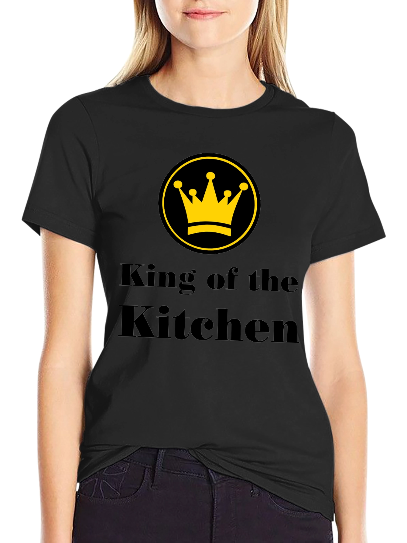 King of the Kitchen Black T-Shirt