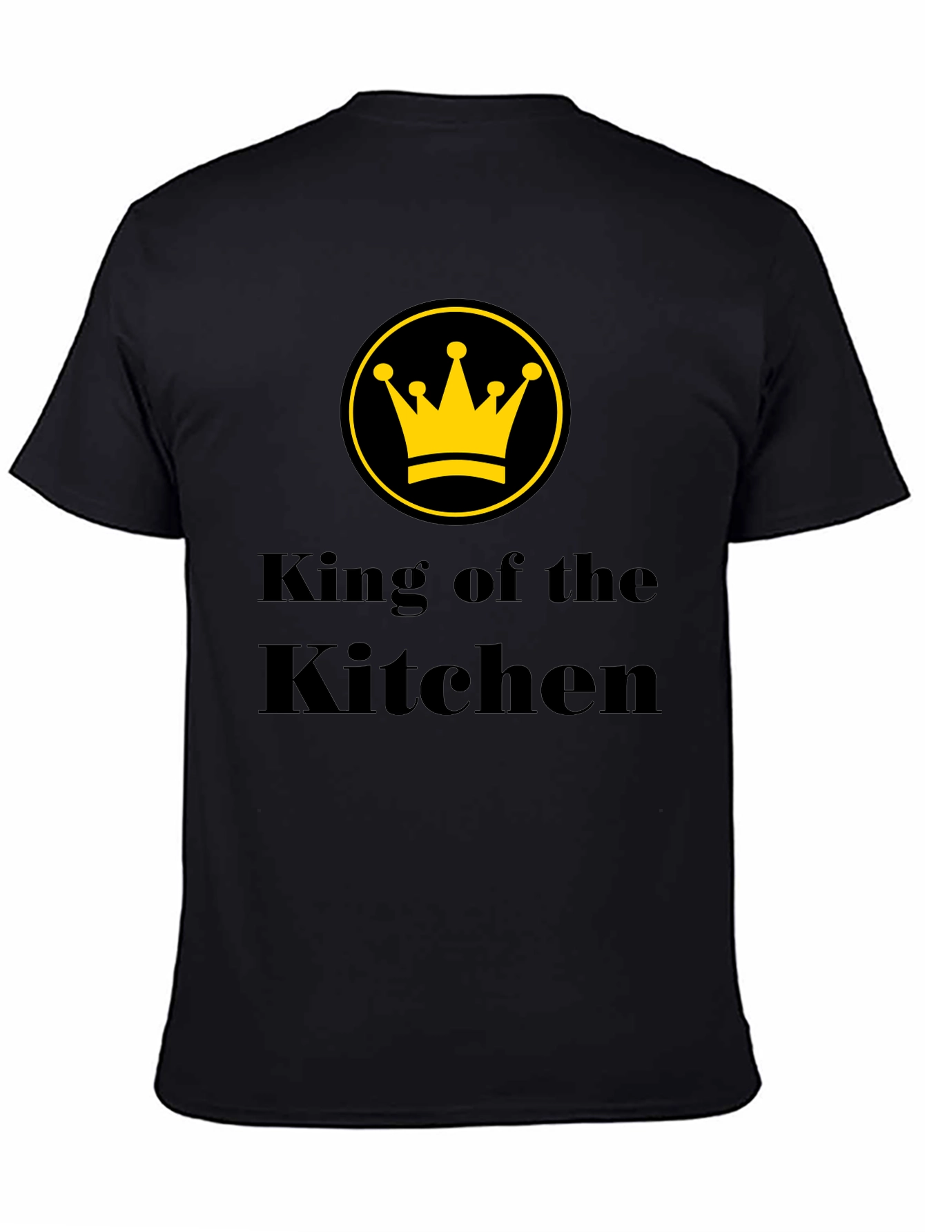 King of the Kitchen Black T-Shirt