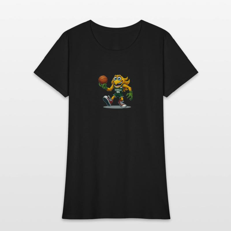 Slam Dunk Flame - Trendy Basketball Tee