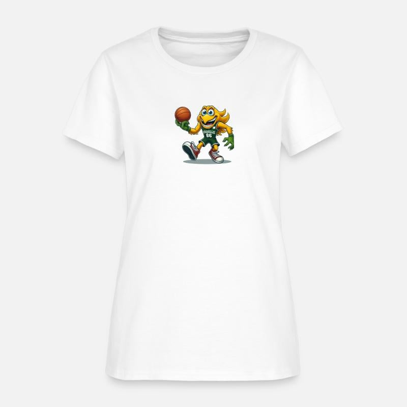 Slam Dunk Flame - Trendy Basketball Tee