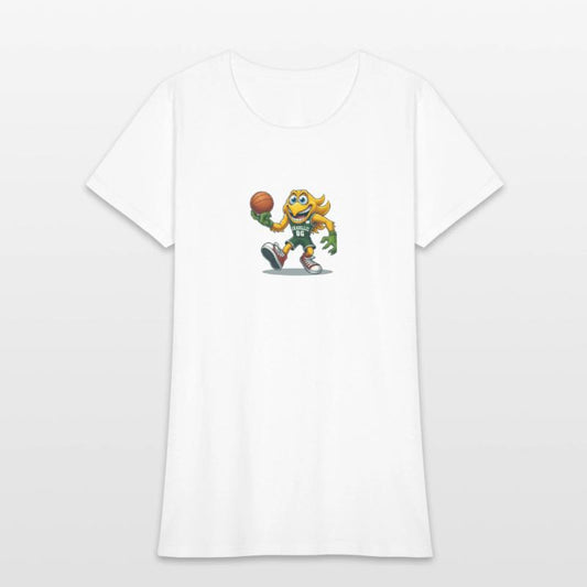 Slam Dunk Flame - Trendy Basketball Tee