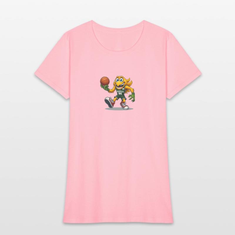 Slam Dunk Flame - Trendy Basketball Tee