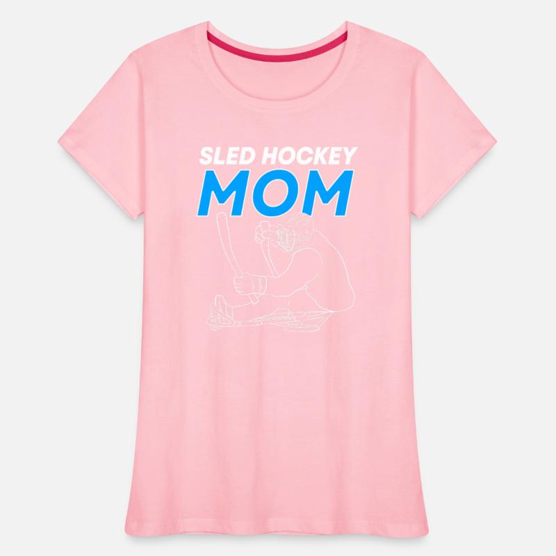 Sled Hockey Player Ice Sports Mom
