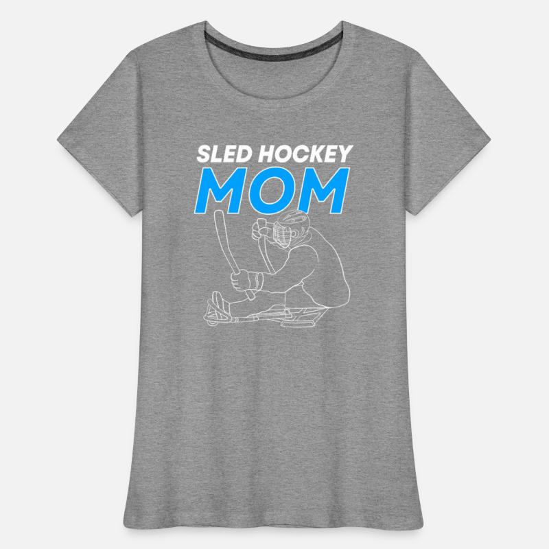 Sled Hockey Player Ice Sports Mom