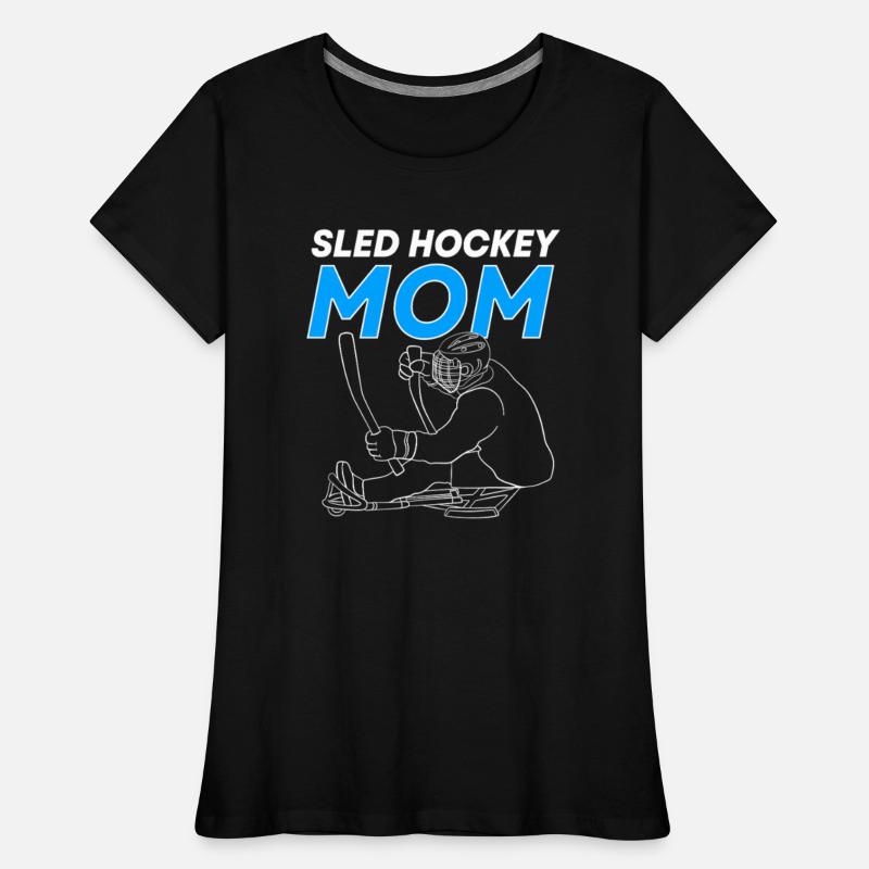 Sled Hockey Player Ice Sports Mom