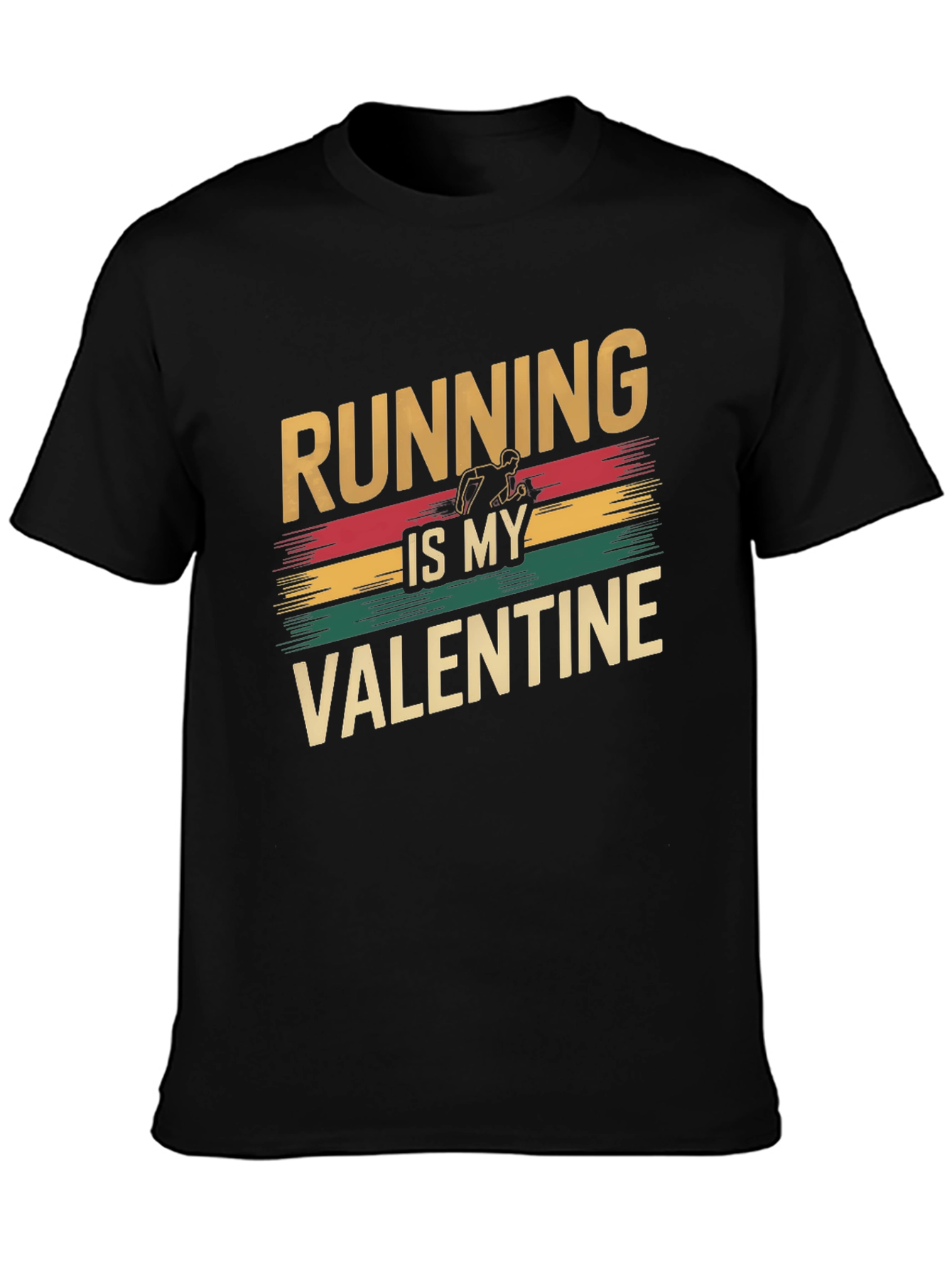 Running Is My Valentine Graphic T-Shirt