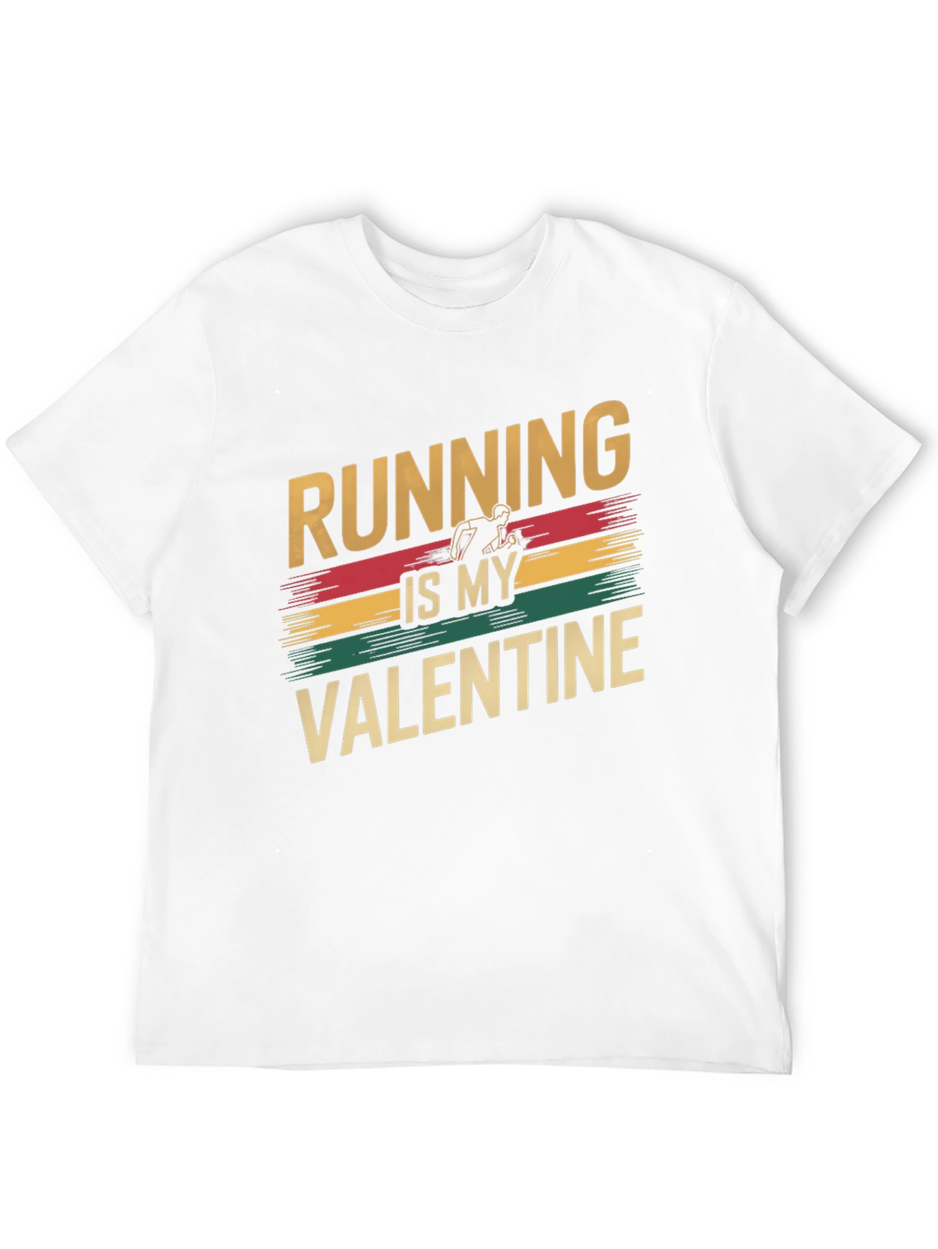 Running Is My Valentine Graphic T-Shirt