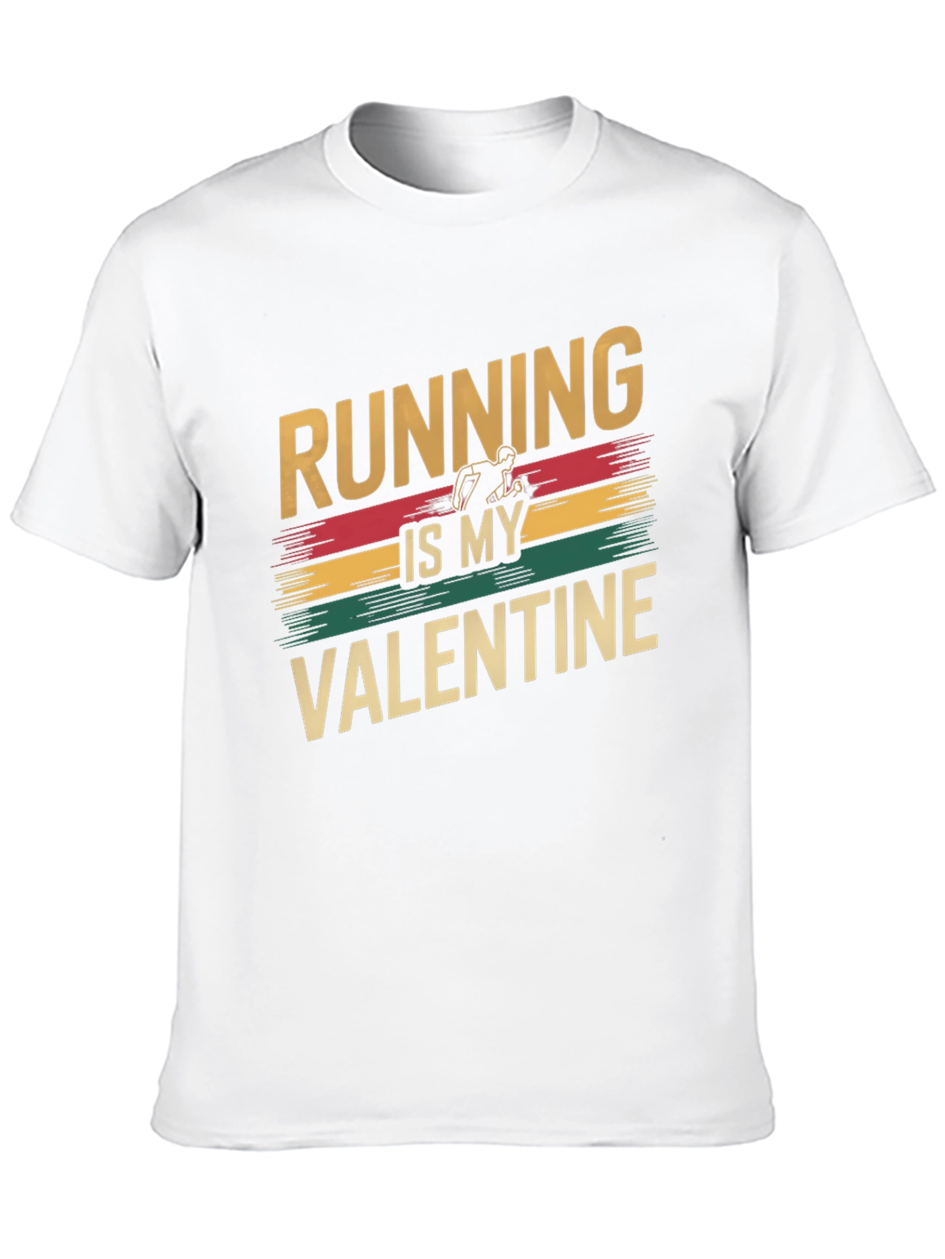 Running Is My Valentine Graphic T-Shirt