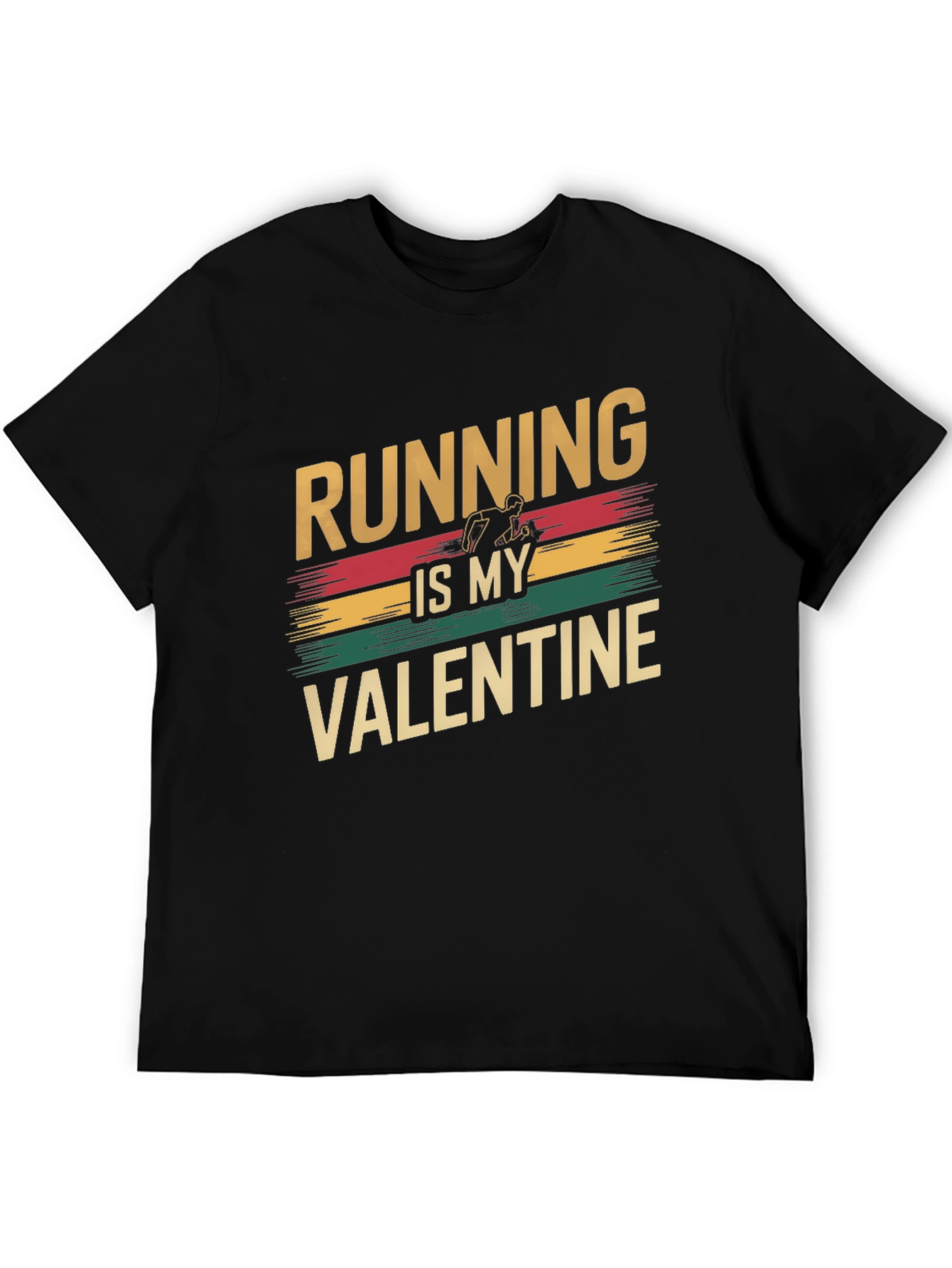 Running Is My Valentine Graphic T-Shirt