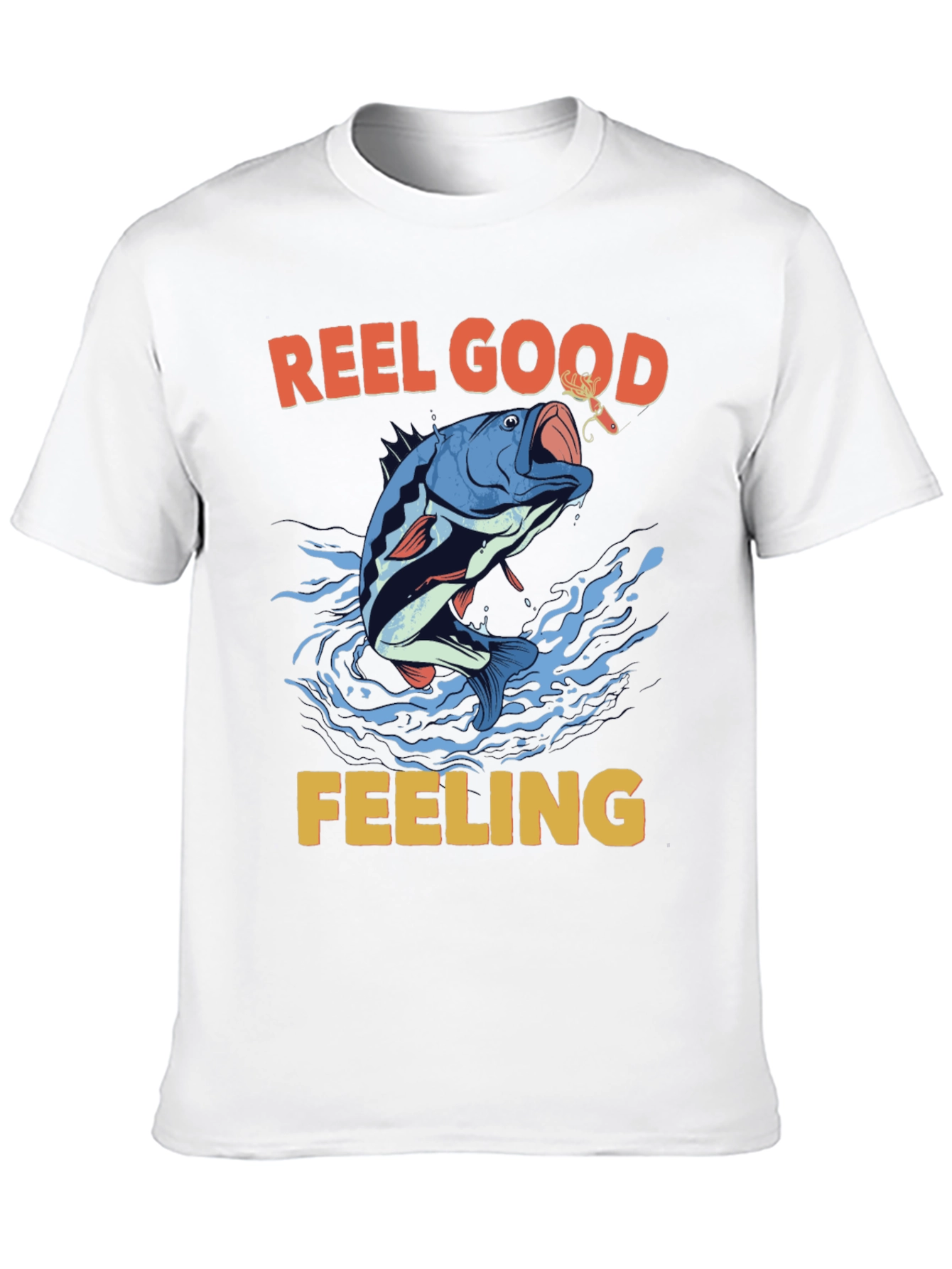 Reel Good Feeling T-Shirt Fishing Graphic Tee