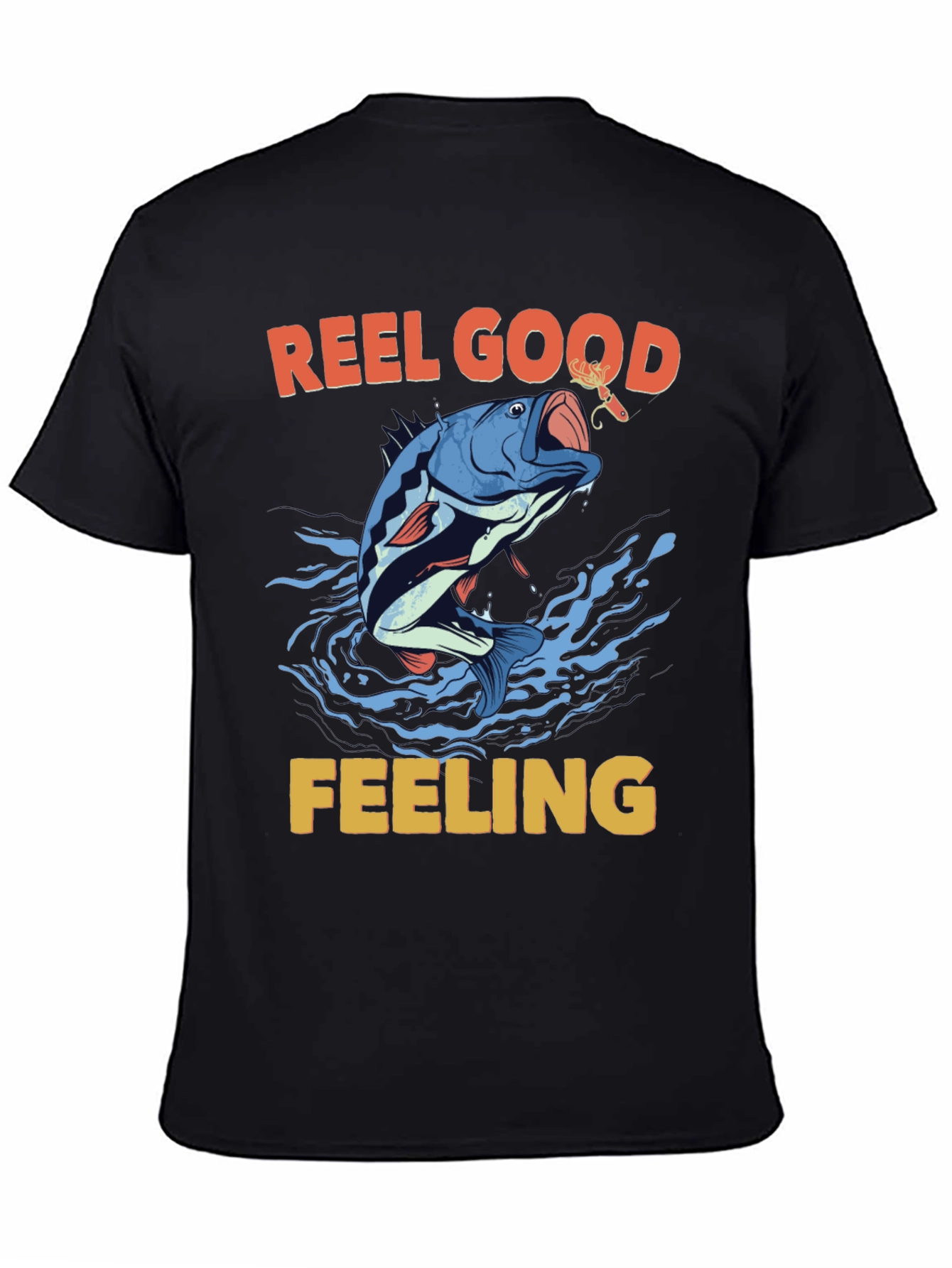 Reel Good Feeling T-Shirt Fishing Graphic Tee