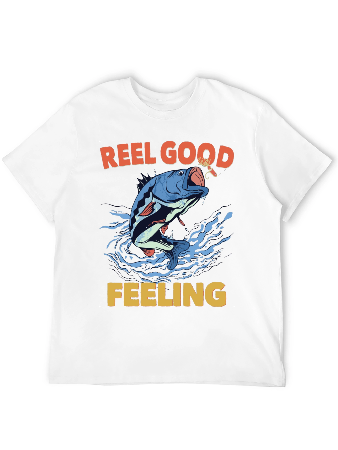 Reel Good Feeling T-Shirt Fishing Graphic Tee