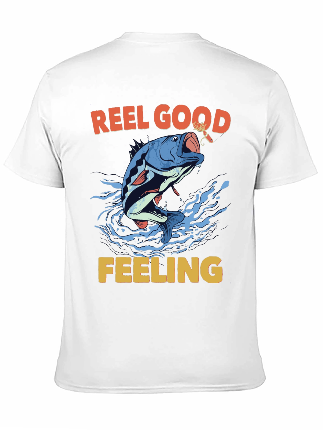 Reel Good Feeling T-Shirt Fishing Graphic Tee