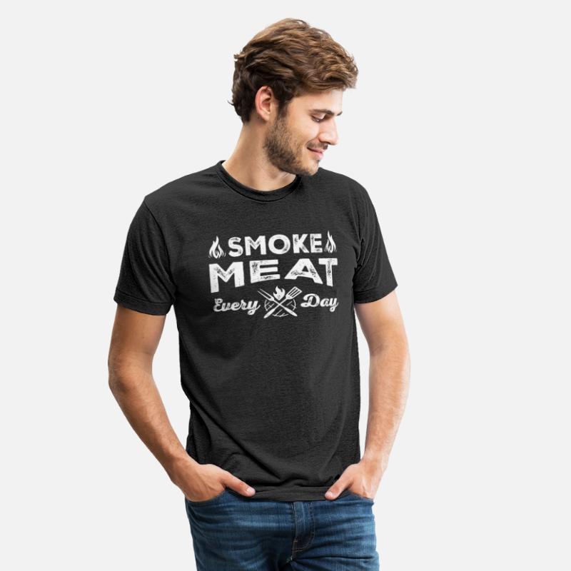 Smoke Meat Everyday Funny BBQ Smoker Grilling