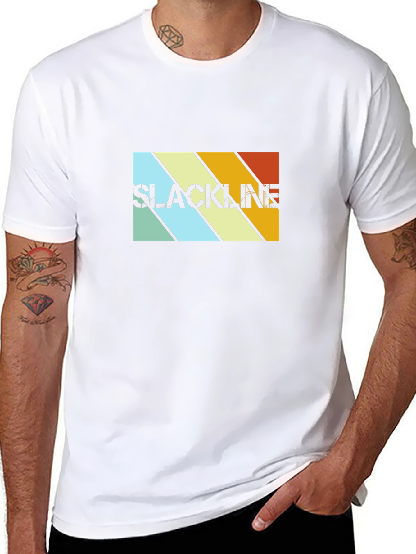 Retro Slackline Graphic T-Shirt
