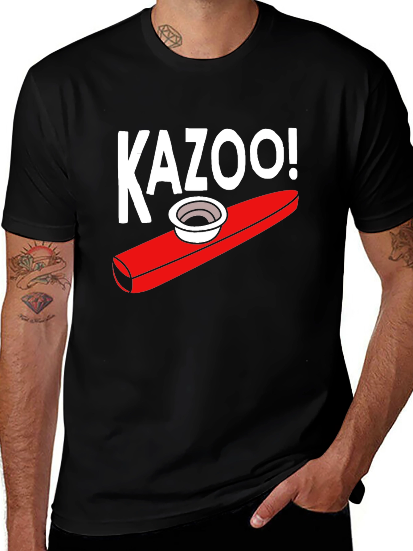 Kazoo Graphic T-Shirt - Fun Musical Tee