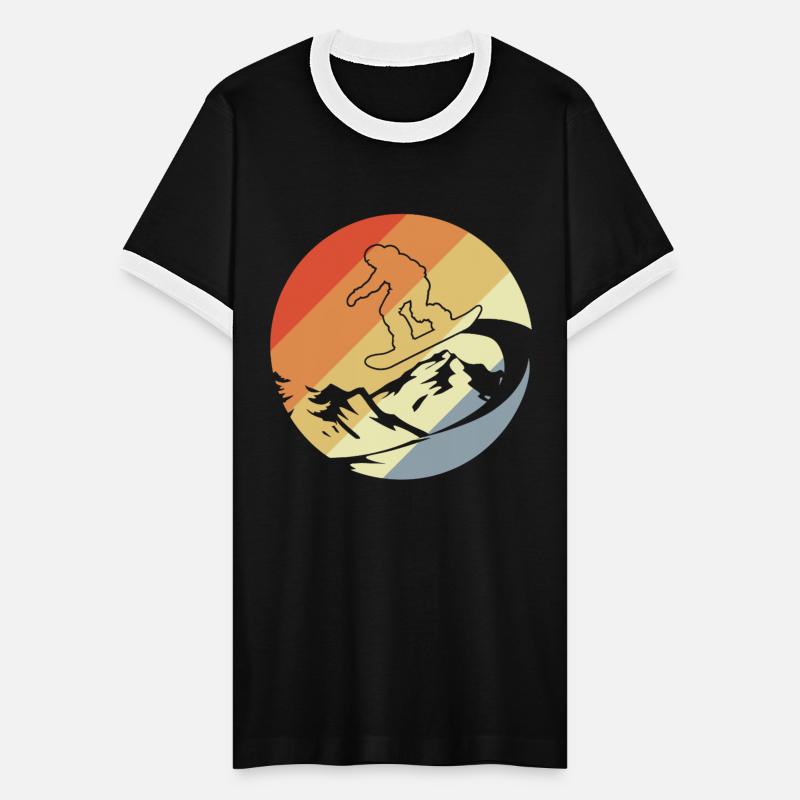 Snowboarder Retro Style