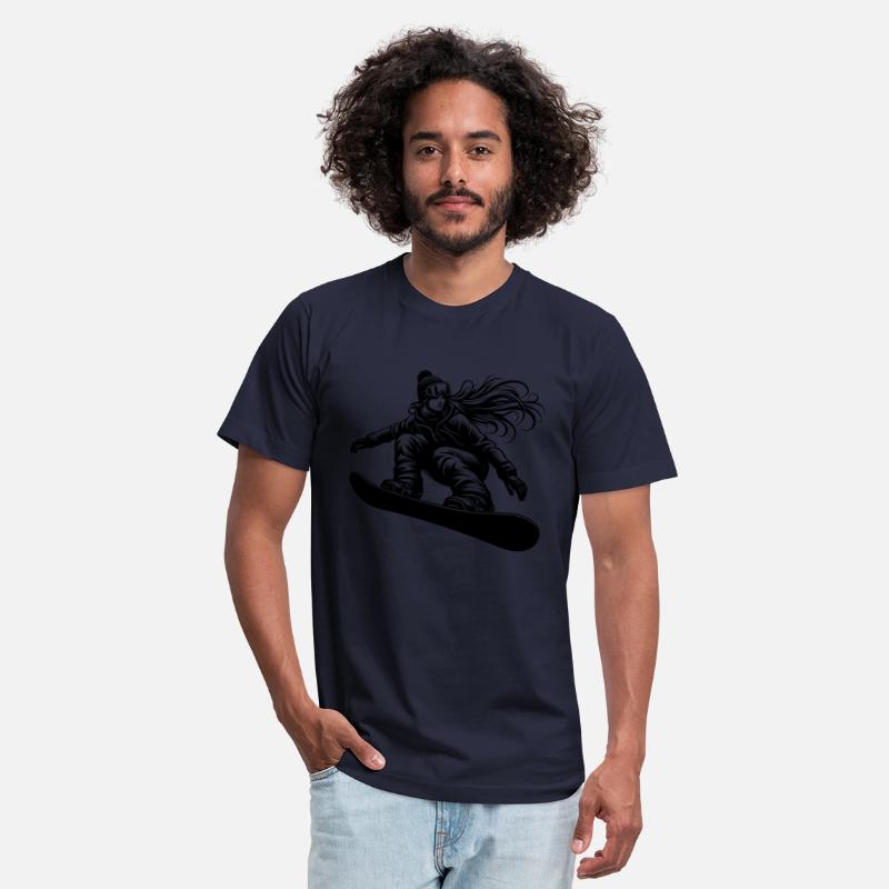 Snowboarderin Cooles Snowboard Design