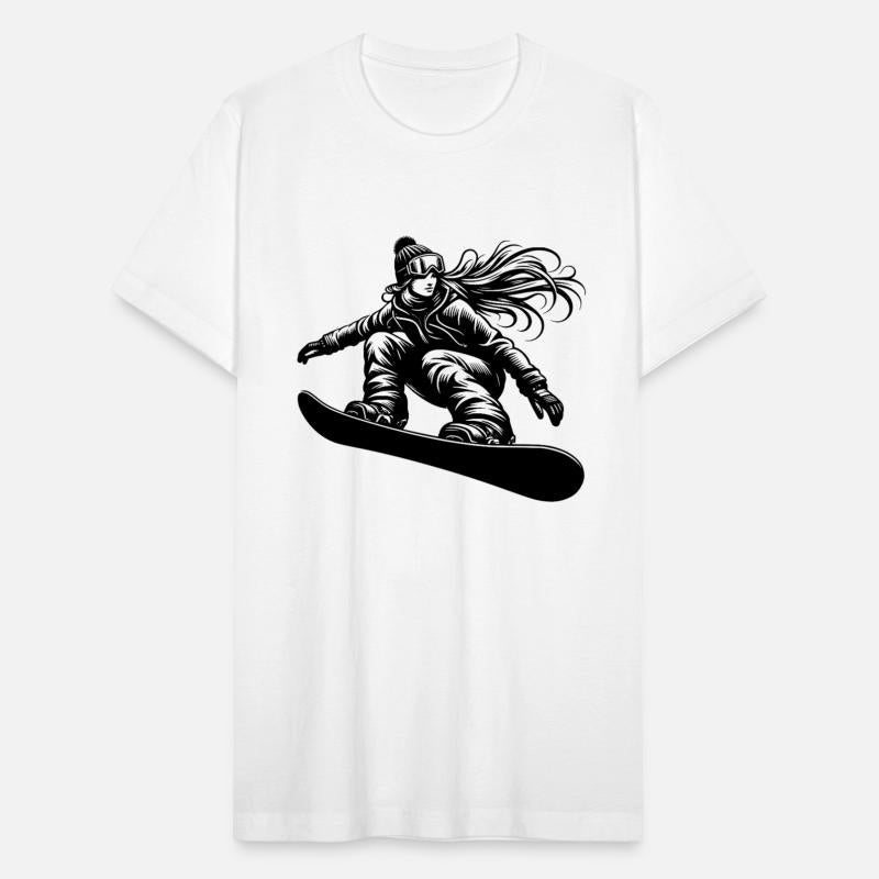 Snowboarderin Cooles Snowboard Design