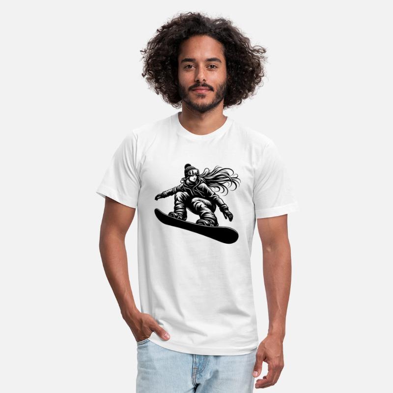 Snowboarderin Cooles Snowboard Design