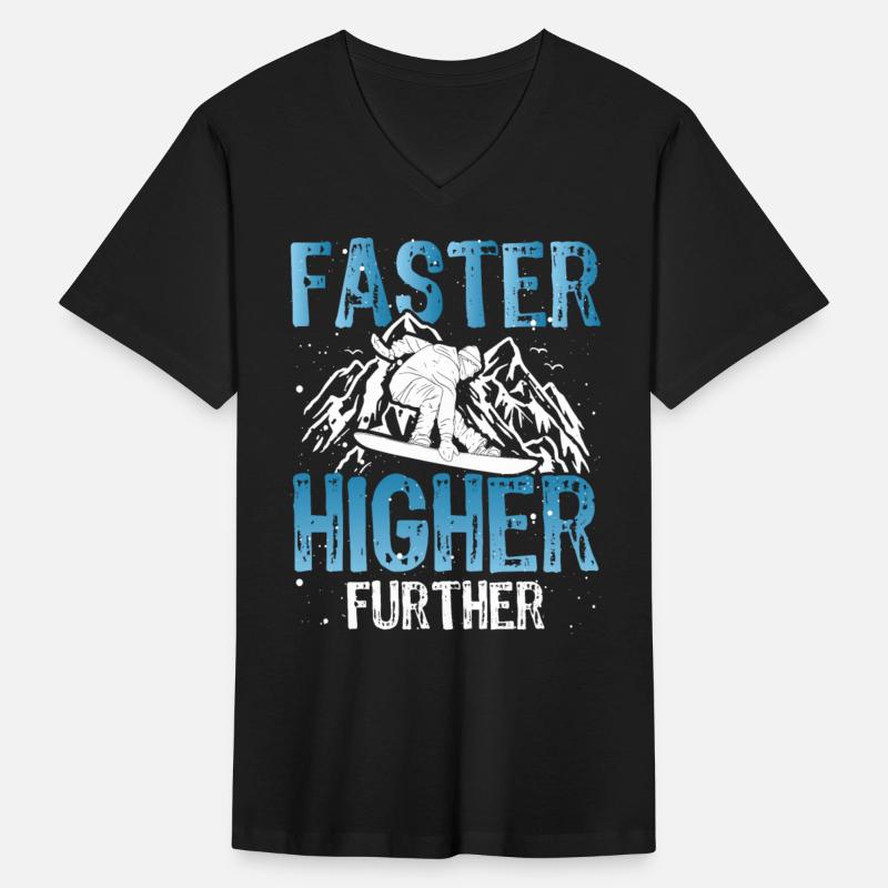 Snowboarding faster higher further snowboarder