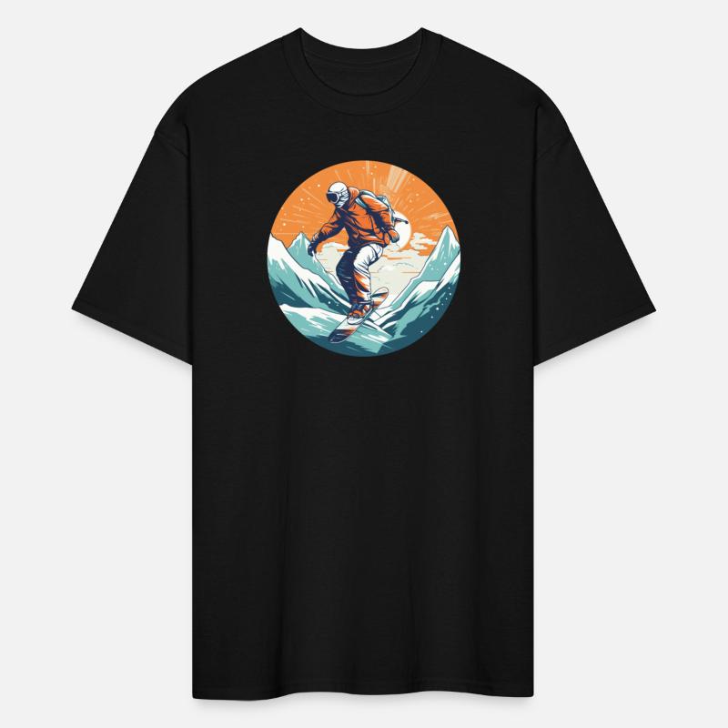 Snowboarding or skiing and then après-ski