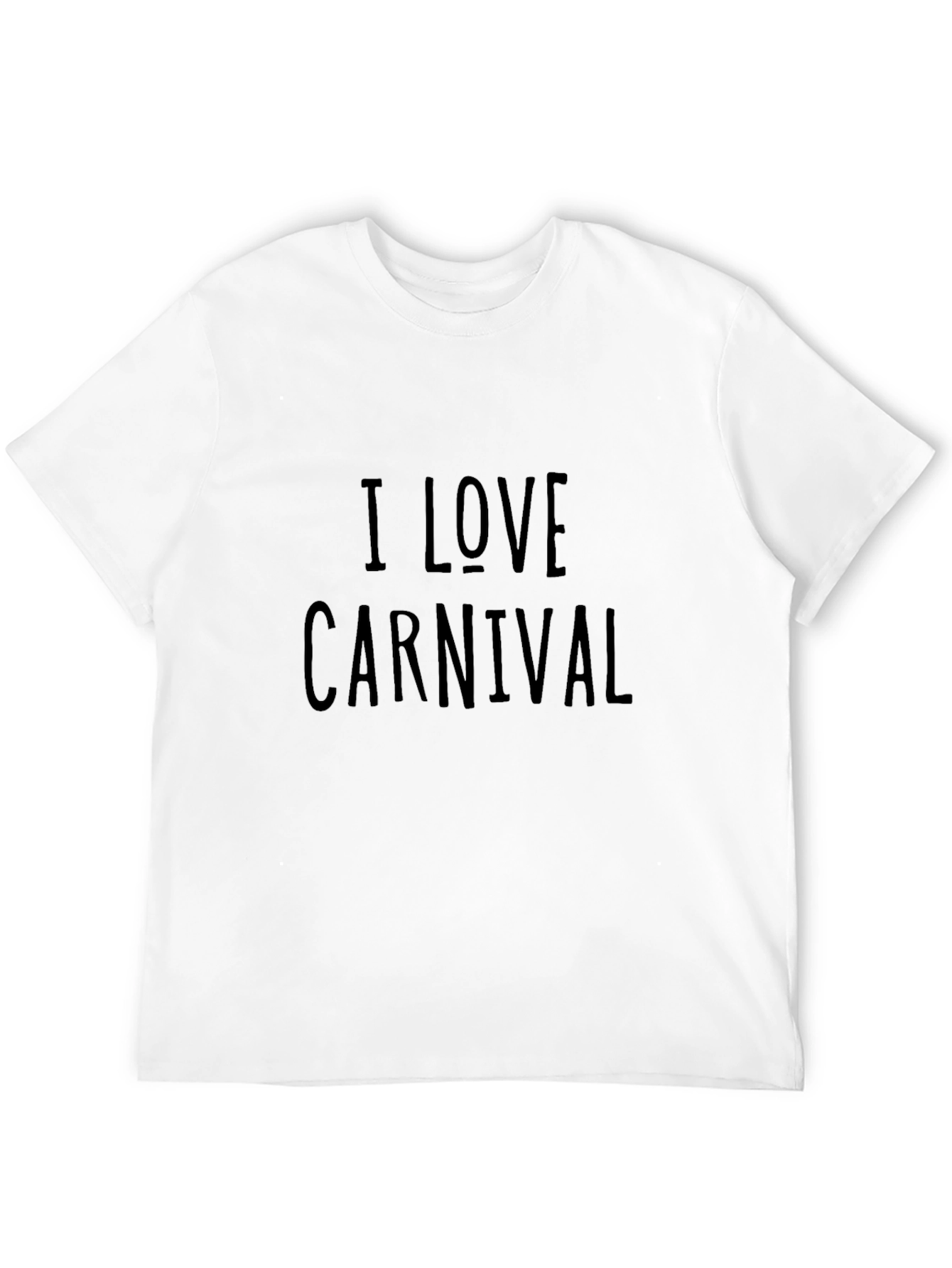 I Love Carnival Black T-Shirt