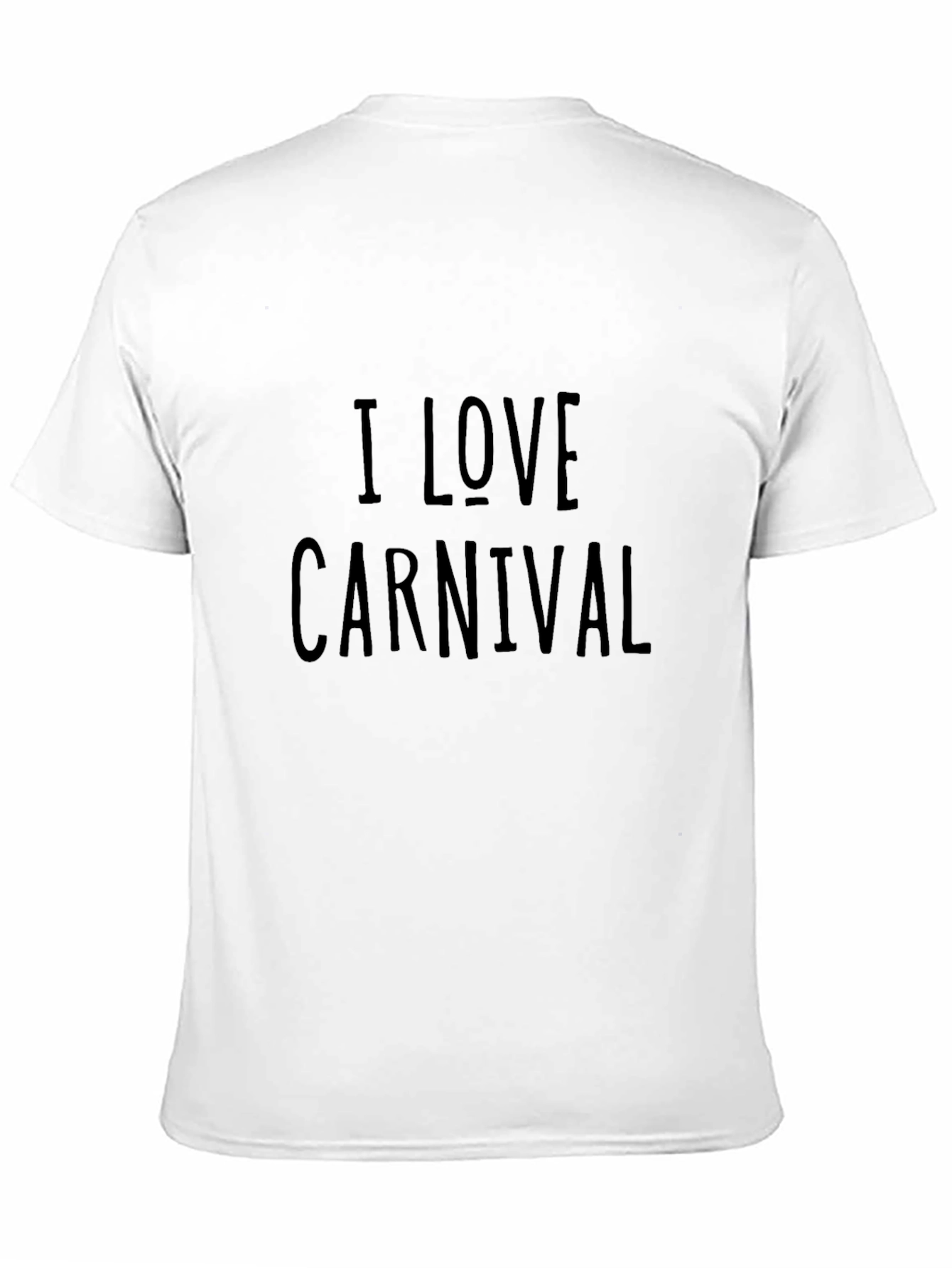 I Love Carnival Black T-Shirt
