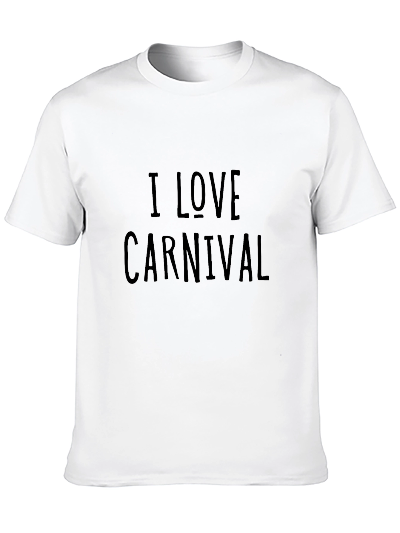 I Love Carnival Black T-Shirt