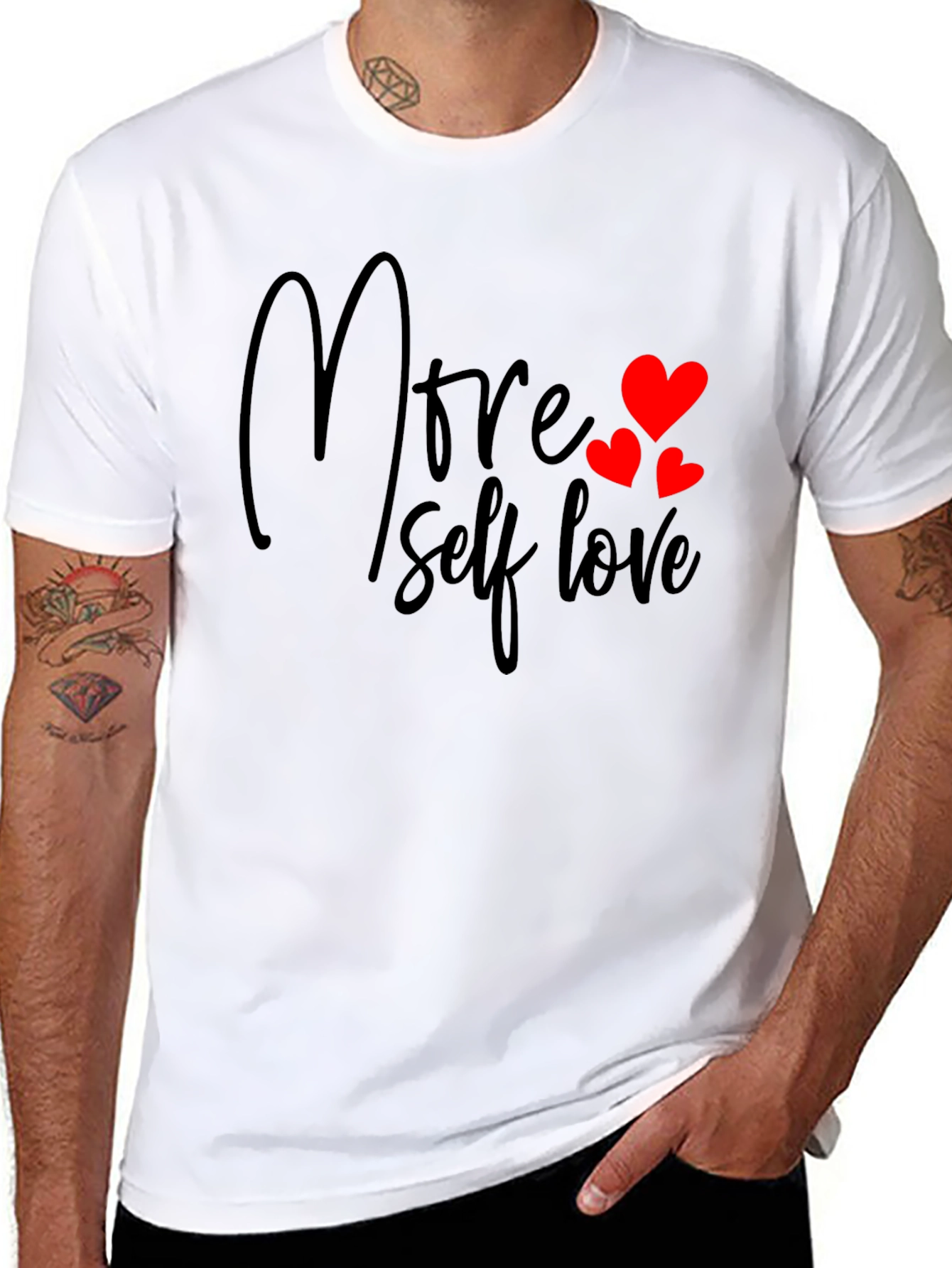 More Self Love Black T-Shirt