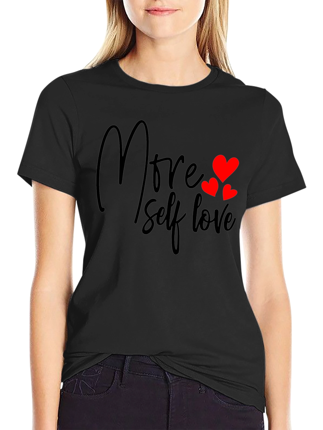 More Self Love Black T-Shirt