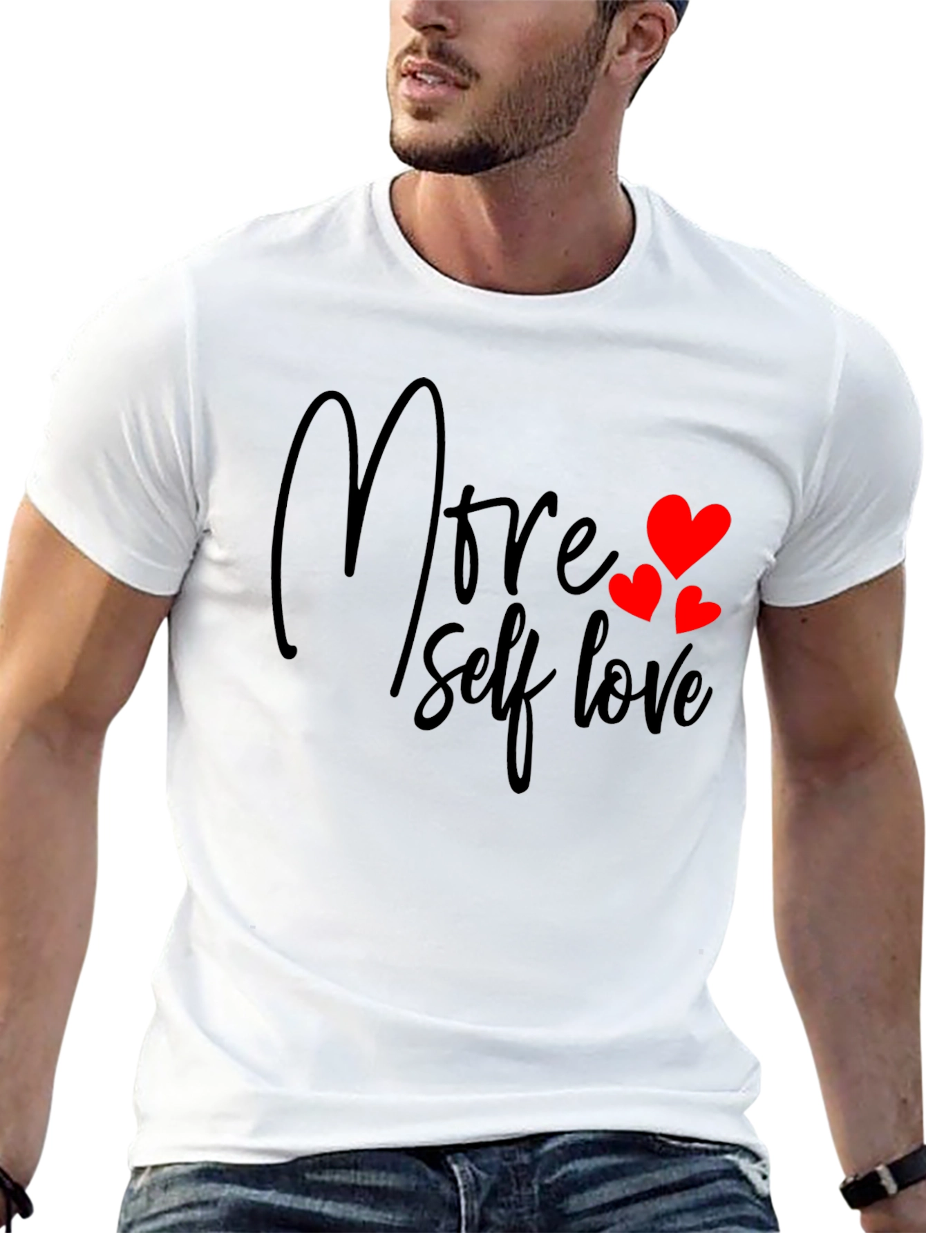 More Self Love Black T-Shirt