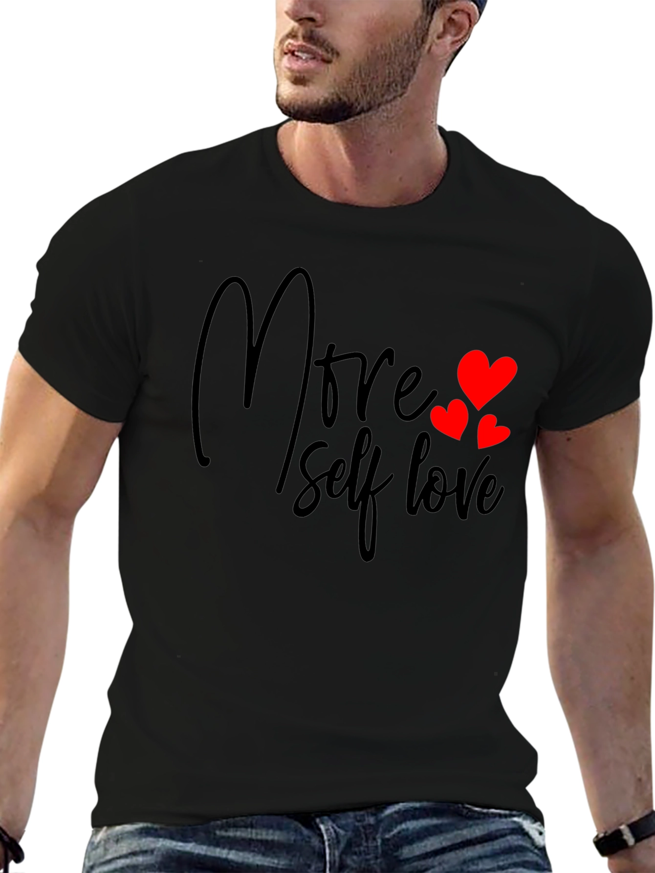 More Self Love Black T-Shirt