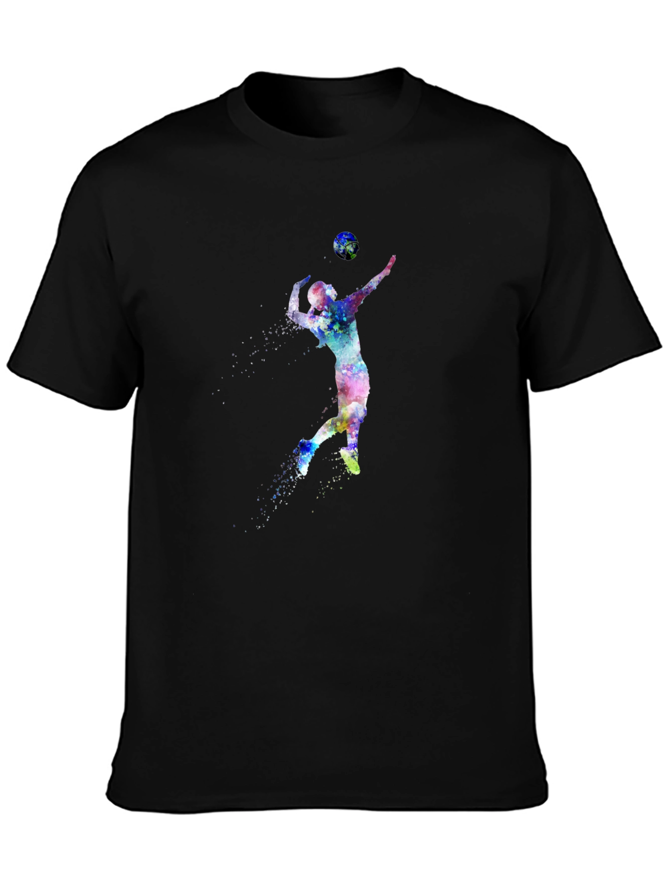 Volleyball Watercolor Graphic Tee