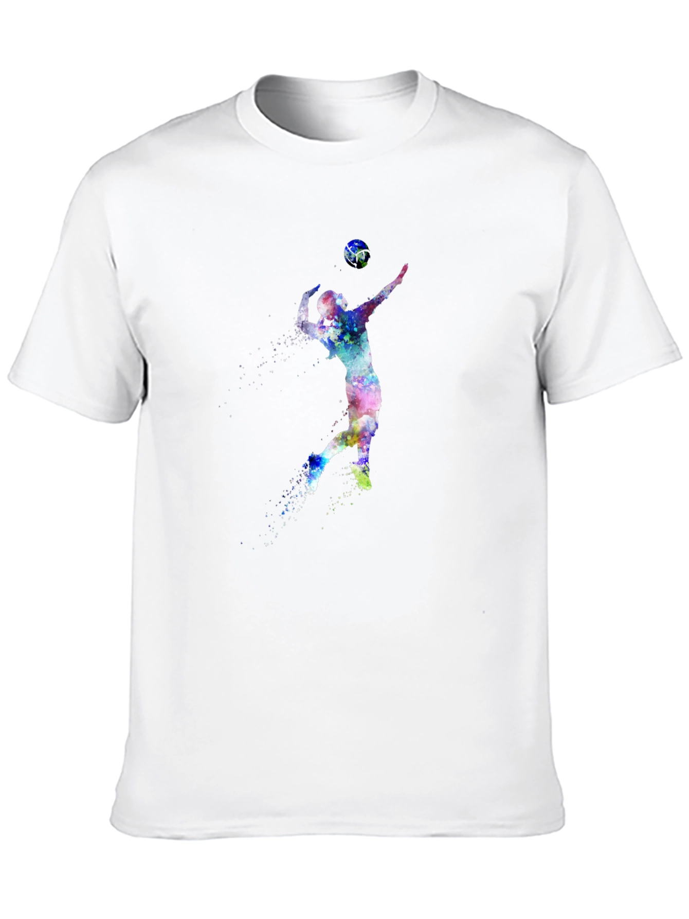 Volleyball Watercolor Graphic Tee