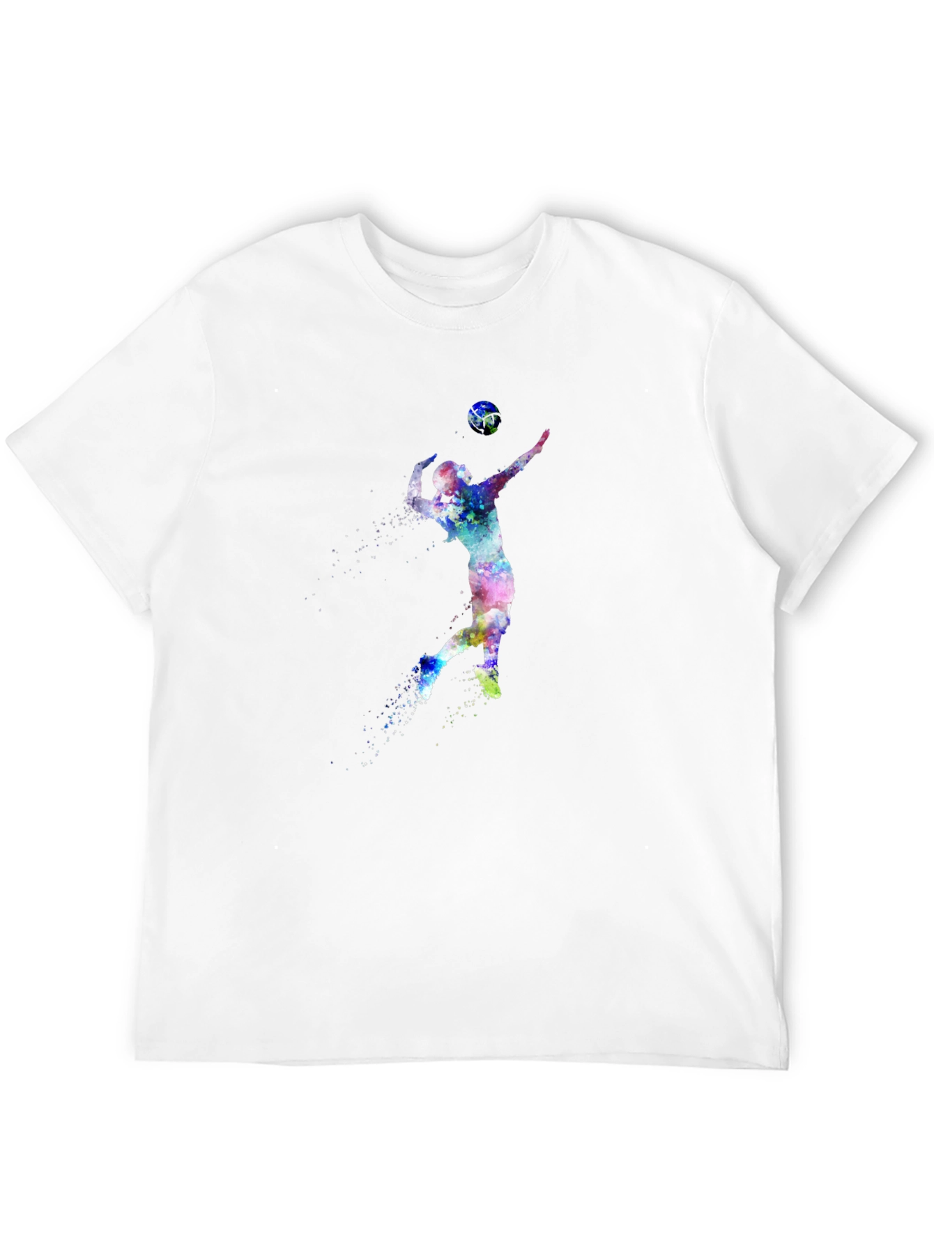 Volleyball Watercolor Graphic Tee