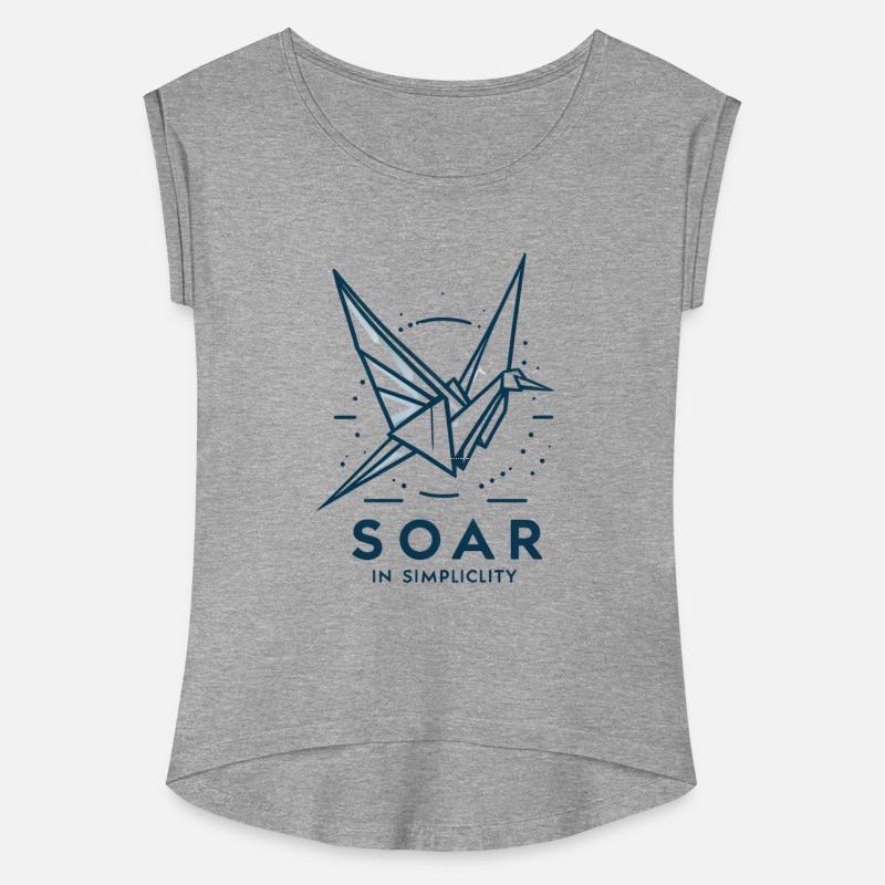 Soar in Simplicity: Origami Crane Mid-Flight