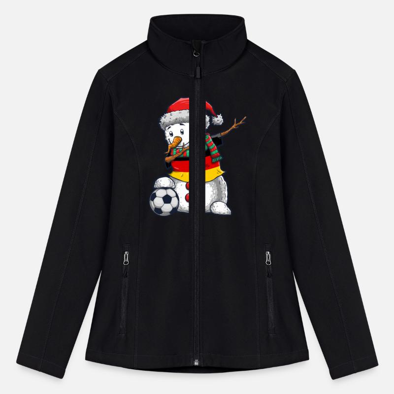 Soccer Boy Dabbing Snowman Christmas Jersey