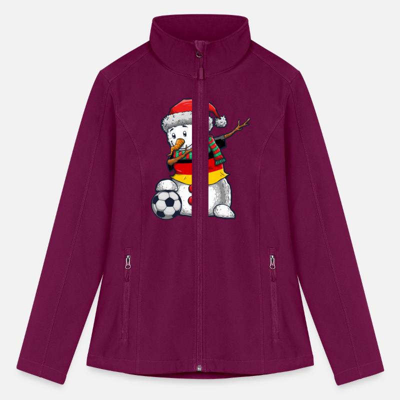 Soccer Boy Dabbing Snowman Christmas Jersey