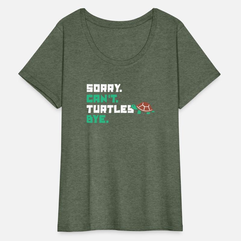 Sorry Can't Turtles Bye Tortoise Painted Lover