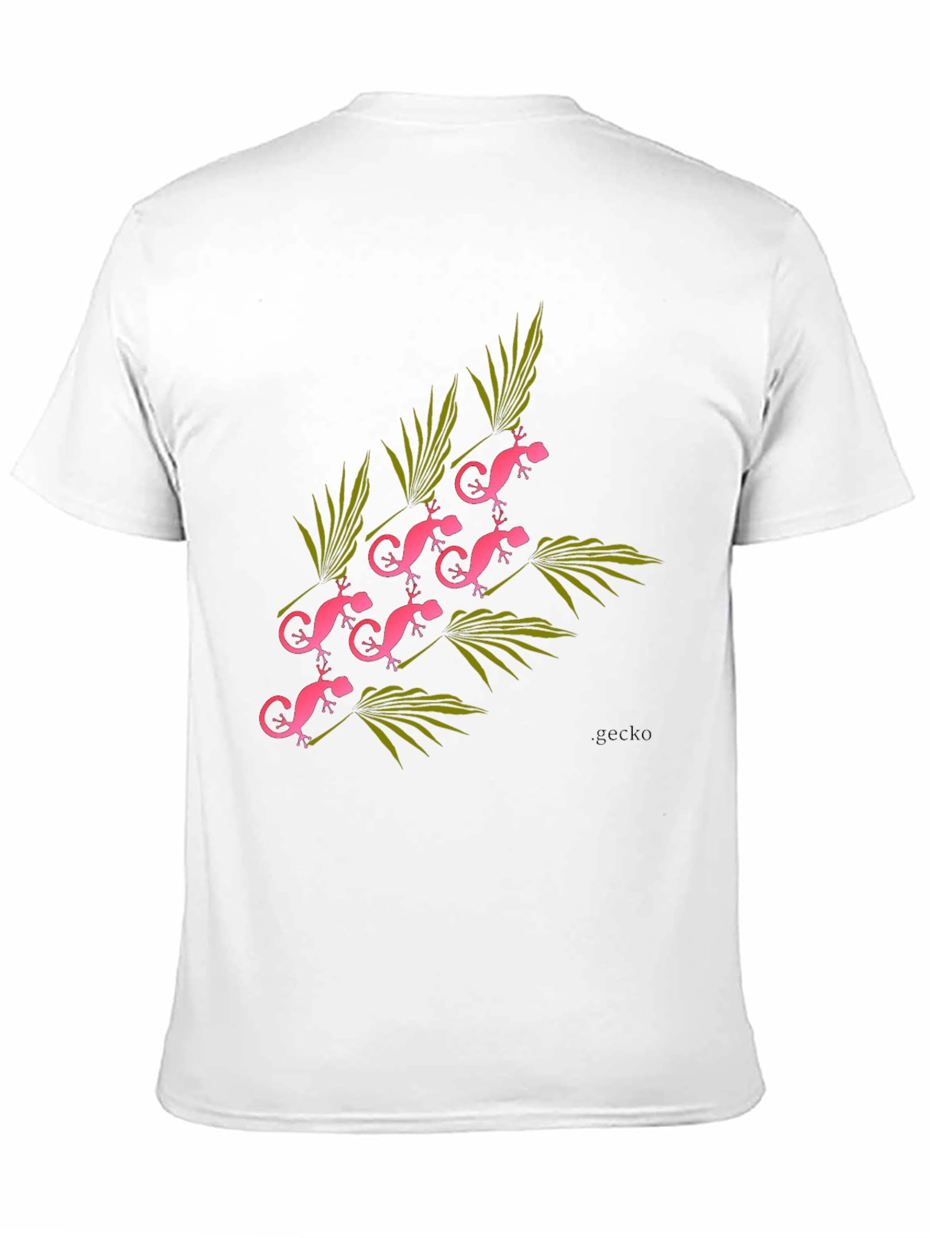 Pink Gecko Graphic Tee - Modern Style