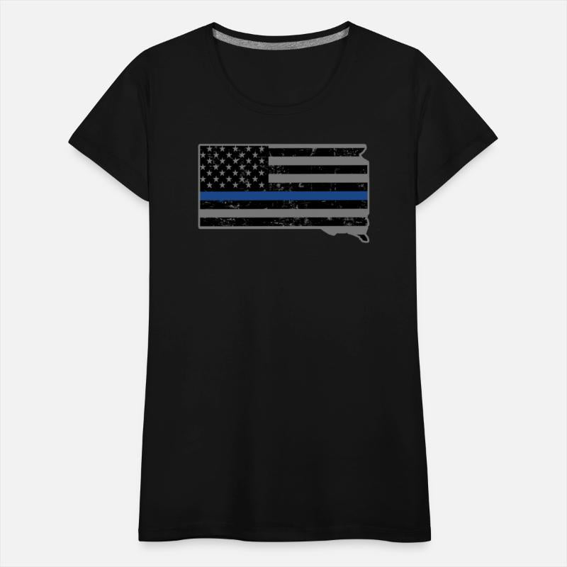 South Dakota Police & Law Enforcement Thin Blue Line