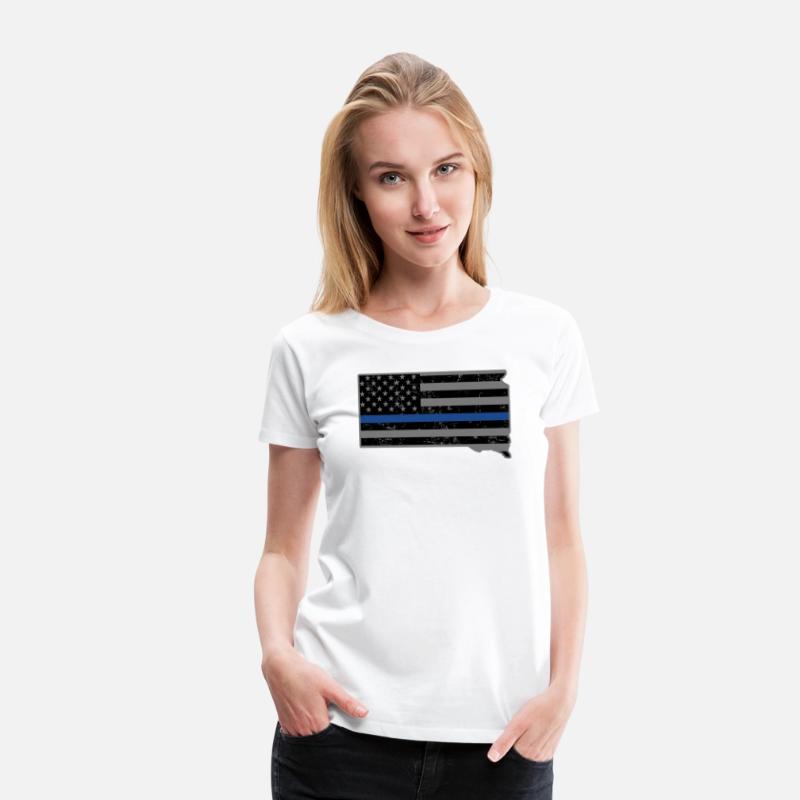 South Dakota Police & Law Enforcement Thin Blue Line