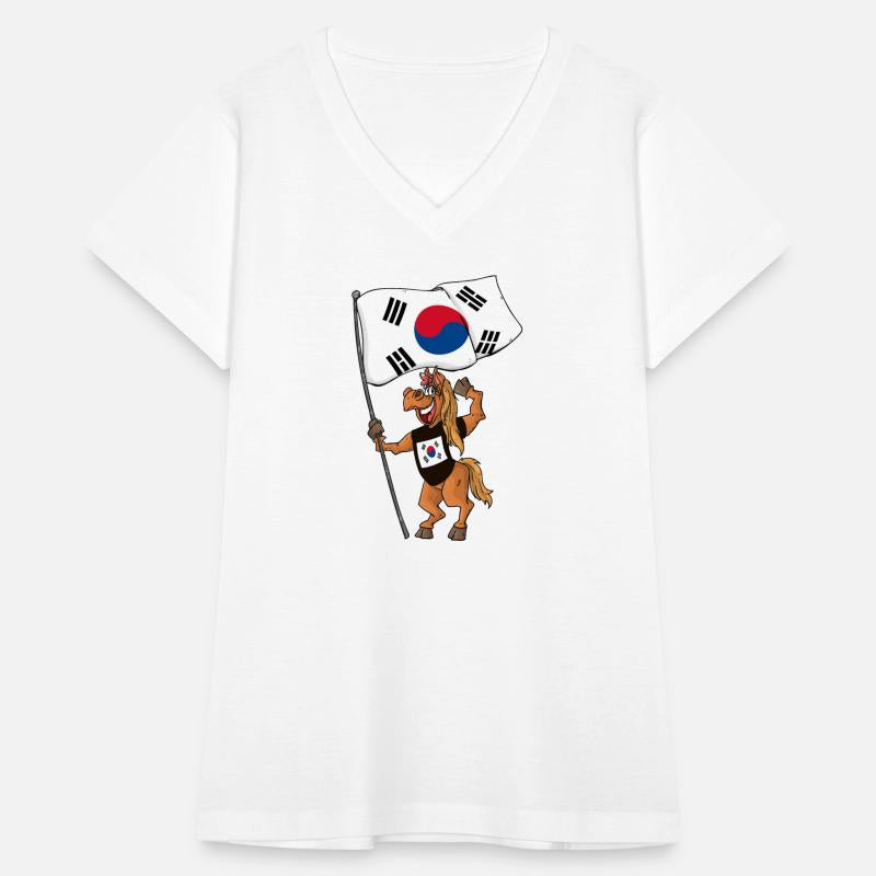 South Korean fan horse