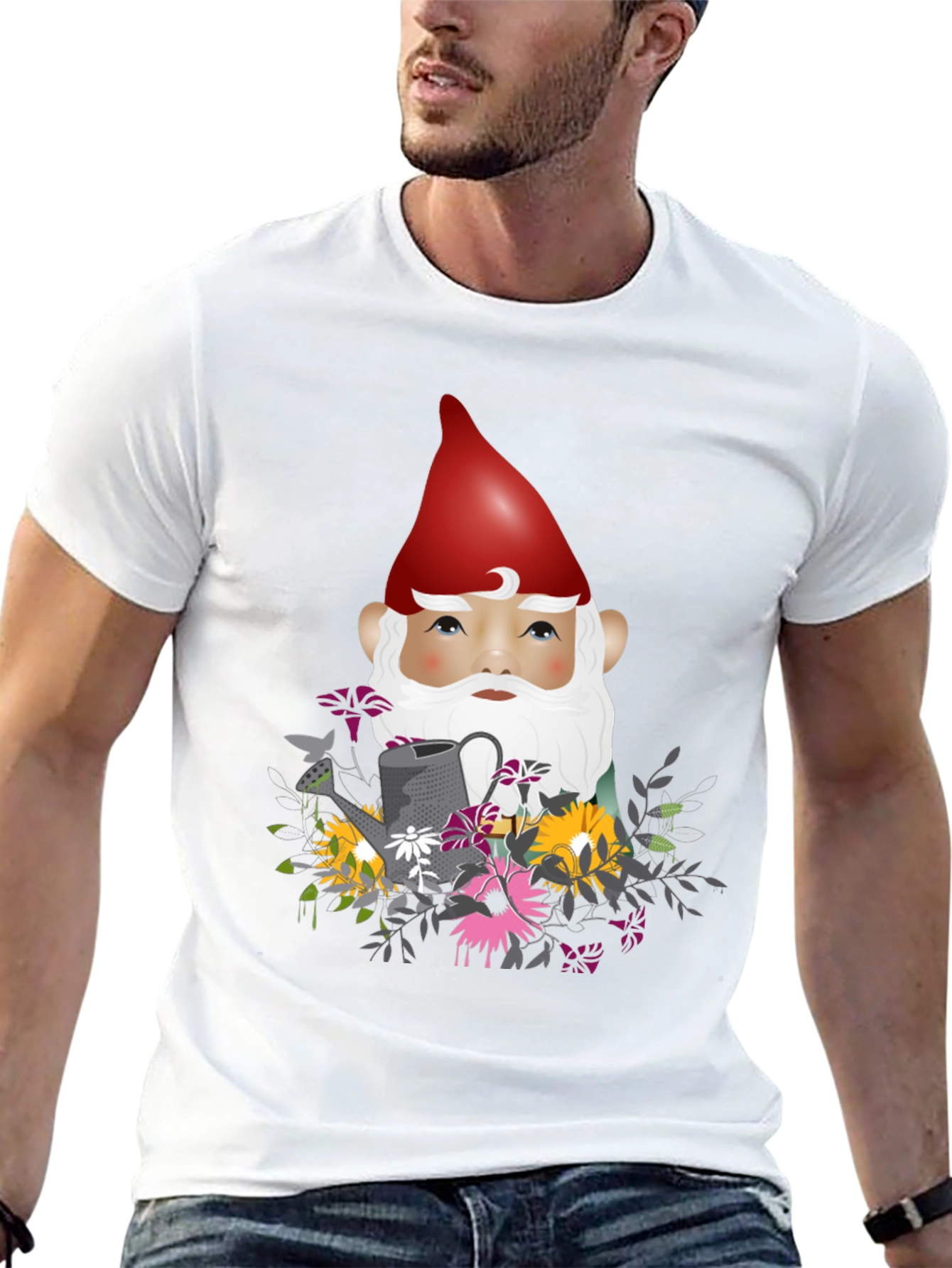 Gnome Gardener Graphic T-Shirt