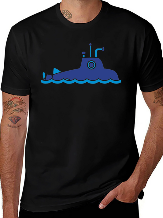 Submarine Graphic Tee - Modern Design