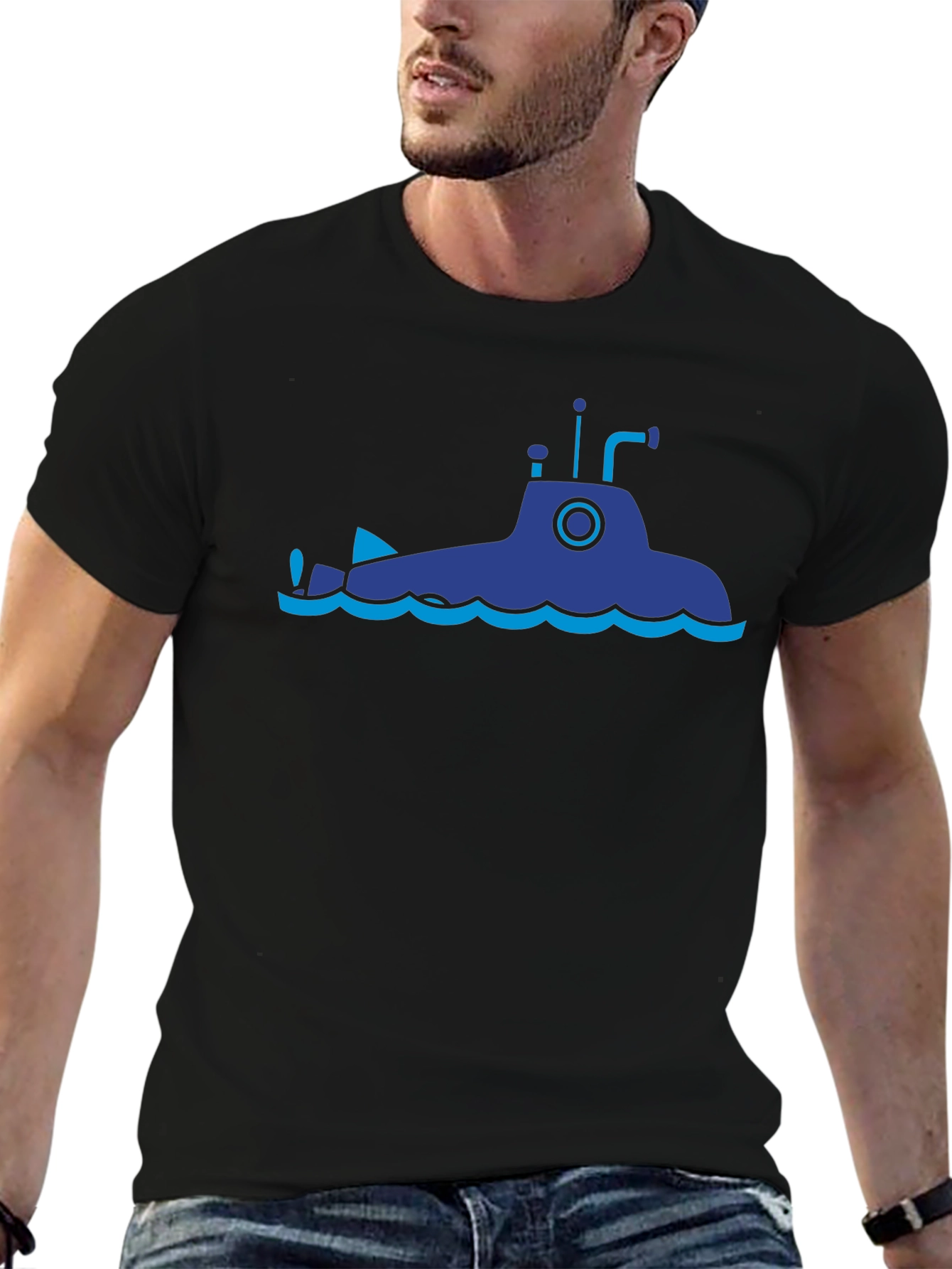 Submarine Graphic Tee - Modern Design