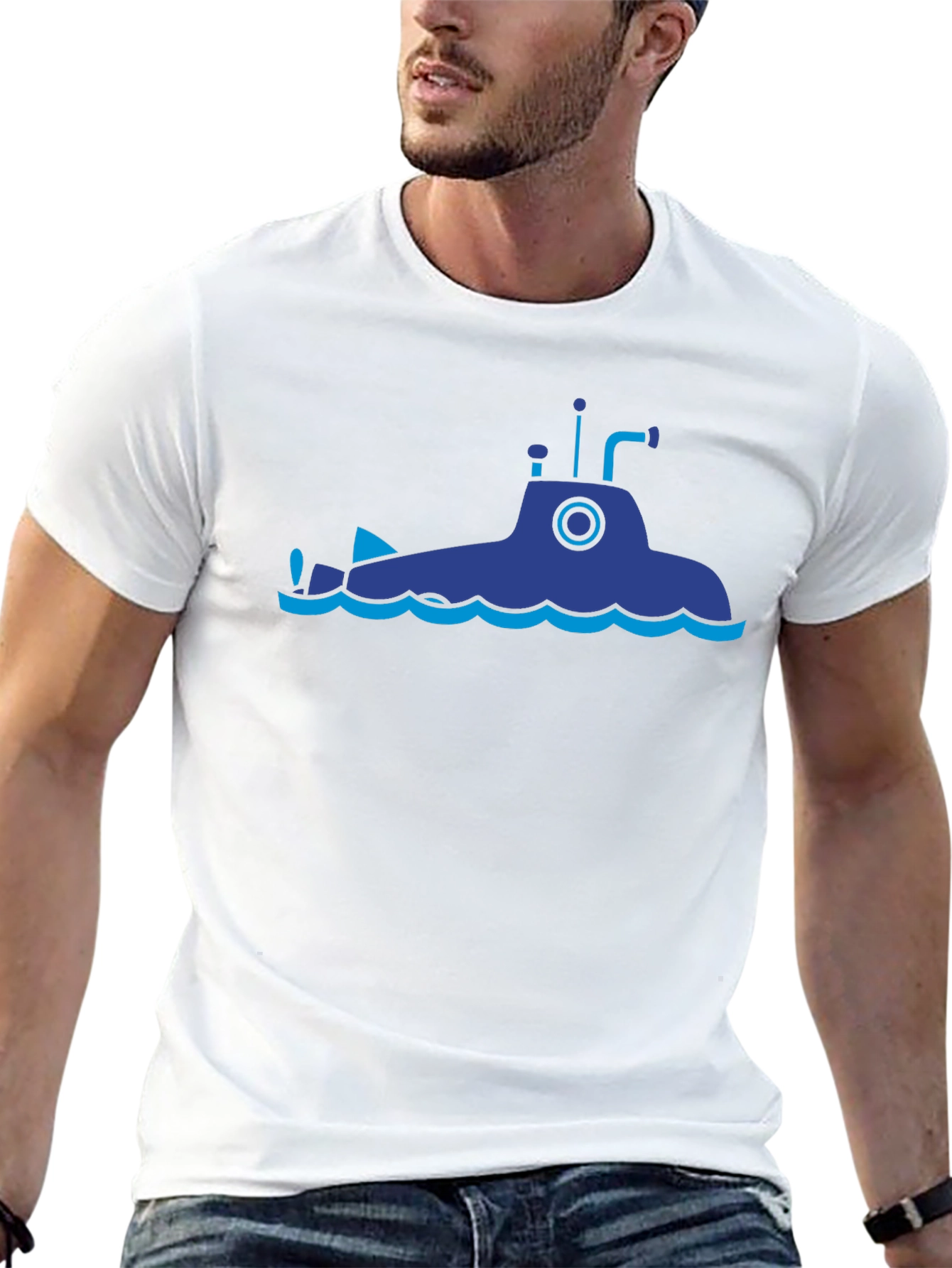 Submarine Graphic Tee - Modern Design